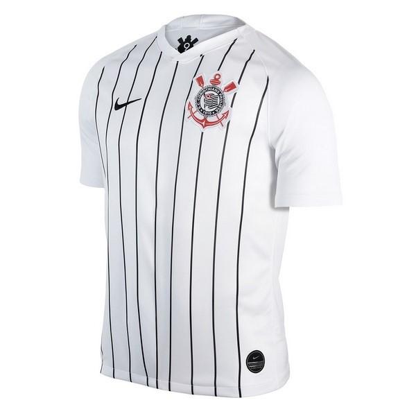 Tailandia Camiseta Corinthians Paulista 1ª Kit 2019 2020 Blanco